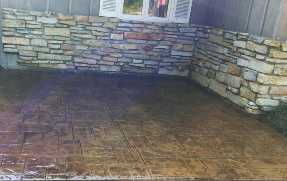 Decorative concrete and cement finishing