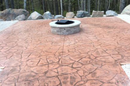 Stamped & Colored Concrete